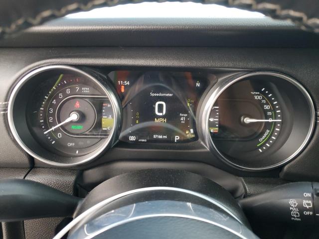 1C4JJXP66NW275039 - 2022 JEEP WRANGLER U SAHARA 4XE BLUE photo 9