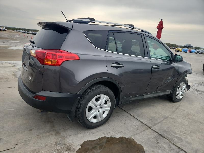 2T3BFREV4DW079643 - 2013 TOYOTA RAV4 LE ნაცრისფერი ფოტო 3