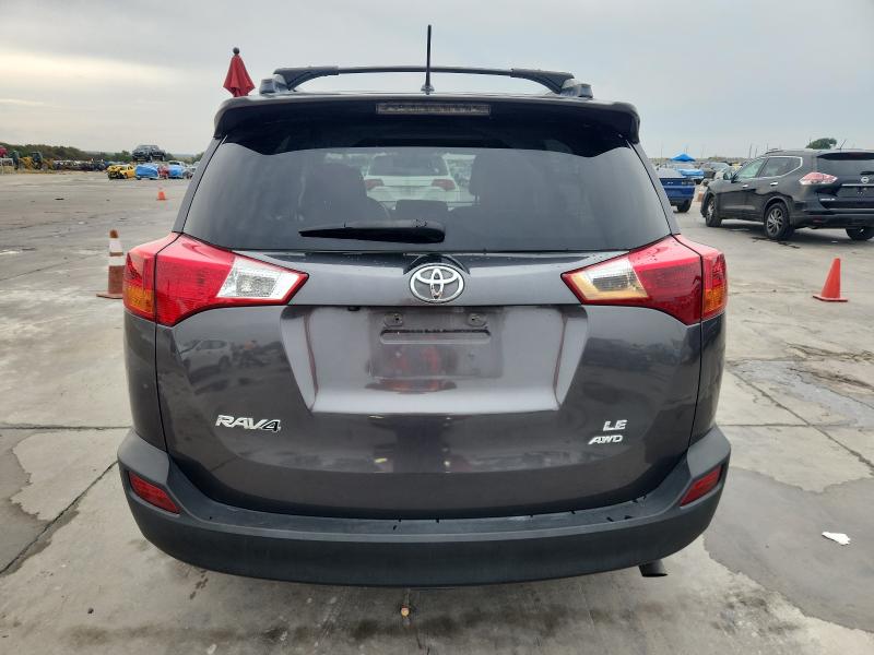 2T3BFREV4DW079643 - 2013 TOYOTA RAV4 LE ნაცრისფერი ფოტო 6