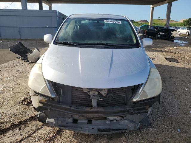 3N1BC1AP9AL451033 - 2010 NISSAN VERSA S SILVER photo 5