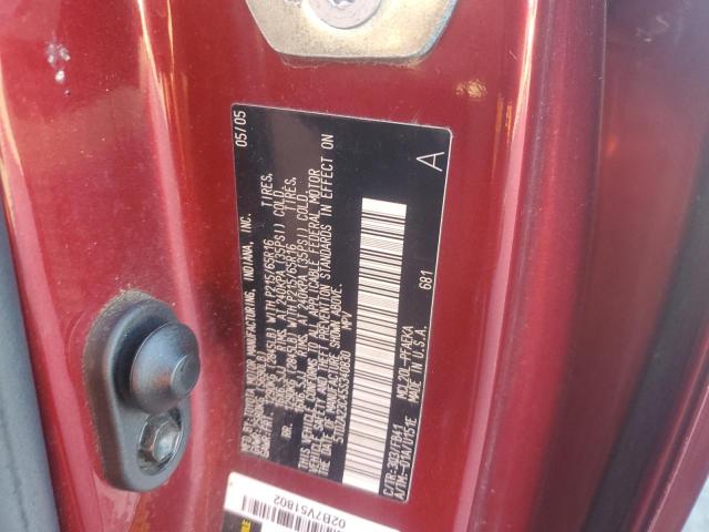 5TDZA23C45S340830 - 2005 TOYOTA SIENNA CE 红色 照片 13