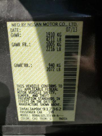 1N4AL3AP0DC917362 - 2013 NISSAN ALTIMA 2.5 Қоңыр фото 13