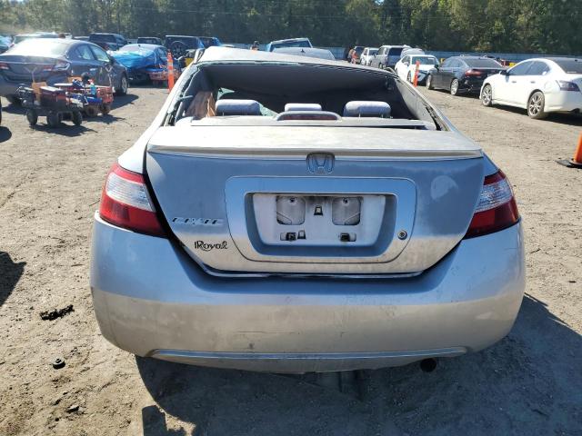 2HGFG12616H510828 - 2006 HONDA CIVIC LX SILVER photo 6
