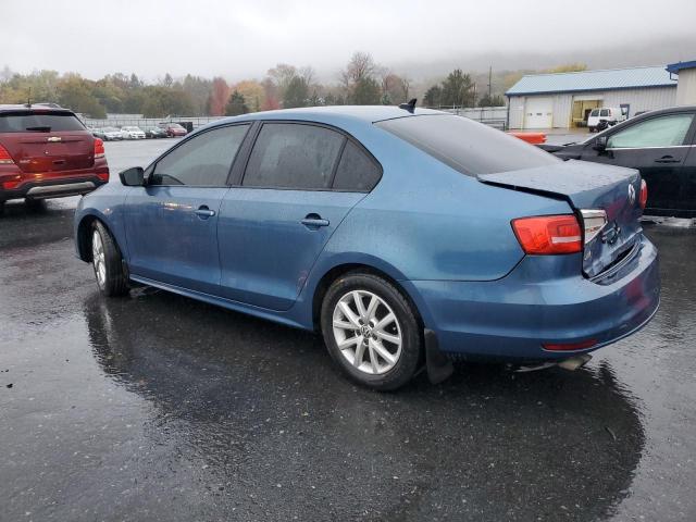3VWLA7AJ3FM272216 - 2015 VOLKSWAGEN JETTA TDI BLUE photo 2