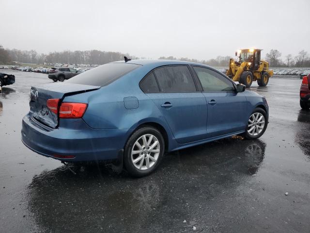 3VWLA7AJ3FM272216 - 2015 VOLKSWAGEN JETTA TDI BLUE photo 3