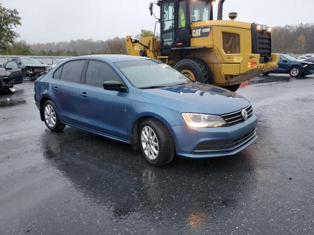 3VWLA7AJ3FM272216 - 2015 VOLKSWAGEN JETTA TDI BLUE photo 4