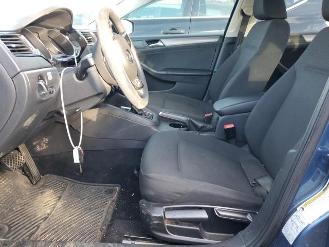 3VWLA7AJ3FM272216 - 2015 VOLKSWAGEN JETTA TDI BLUE photo 7