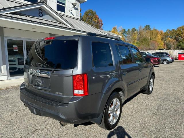 5FNYF4H5XDB051165 - 2013 HONDA PILOT EXL GRAY photo 4