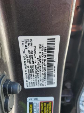 5J6RM3H51CL001278 - 2012 HONDA CR-V EX BROWN photo 13