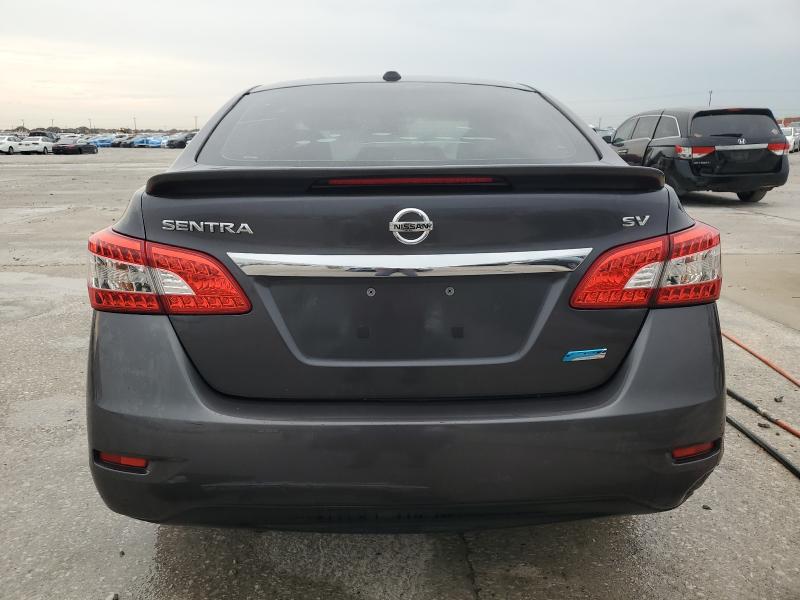 3N1AB7AP1DL757598 - 2013 NISSAN SENTRA S GRAY photo 6