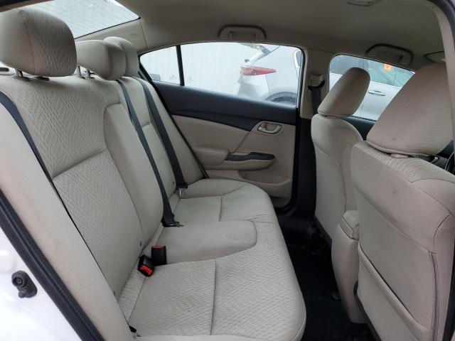 19XFB2F58FE004543 - 2015 HONDA CIVIC LX WHITE photo 10