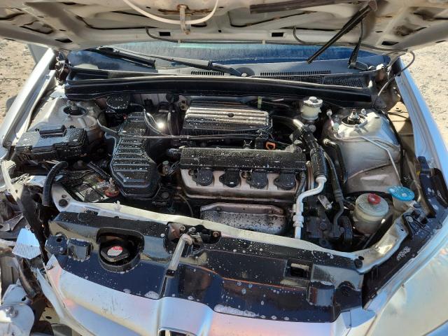 JHMES16595S003854 - 2005 HONDA CIVIC LX SILVER photo 11