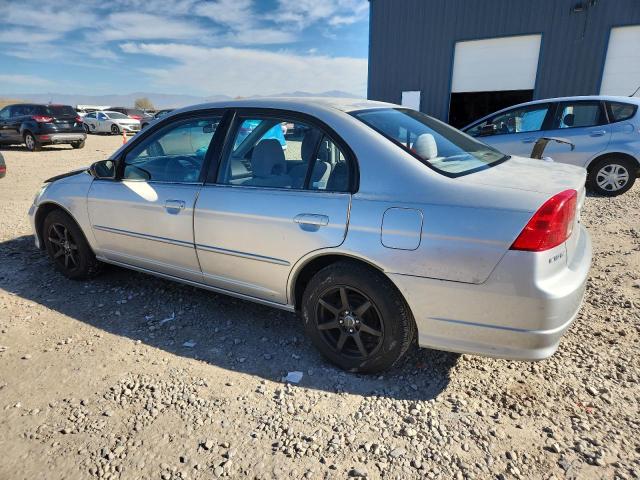 JHMES16595S003854 - 2005 HONDA CIVIC LX SILVER photo 2
