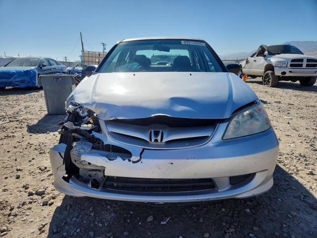 JHMES16595S003854 - 2005 HONDA CIVIC LX SILVER photo 5