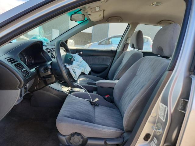JHMES16595S003854 - 2005 HONDA CIVIC LX SILVER photo 7