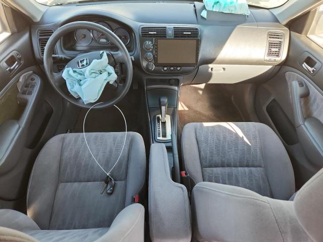 JHMES16595S003854 - 2005 HONDA CIVIC LX SILVER photo 8