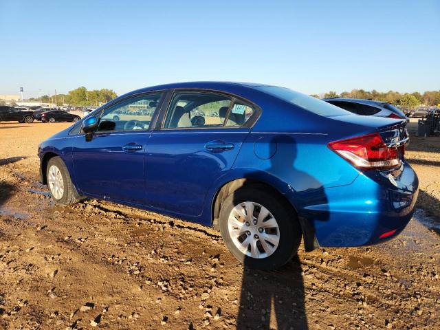 19XFB2F54DE062226 - 2013 HONDA CIVIC LX BLUE photo 2