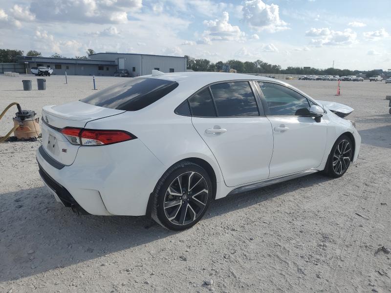 JTDS4MCE4MJ062254 - 2021 TOYOTA COROLLA SE WHITE photo 3