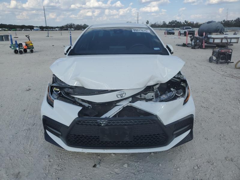 JTDS4MCE4MJ062254 - 2021 TOYOTA COROLLA SE WHITE photo 5