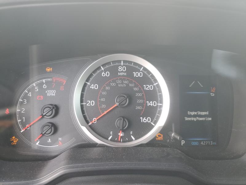 JTDS4MCE4MJ062254 - 2021 TOYOTA COROLLA SE WHITE photo 9