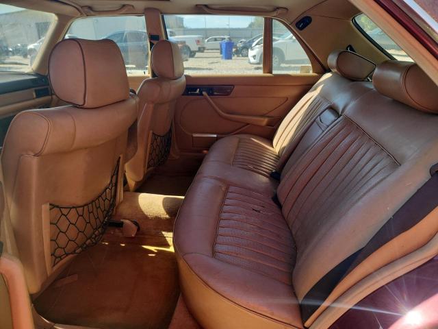 WDBCB25D1GA277645 - 1986 MERCEDES-BENZ 300 SDL მუქწითელი ფოტო 10