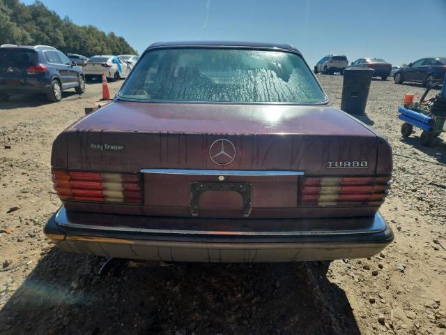 WDBCB25D1GA277645 - 1986 MERCEDES-BENZ 300 SDL მუქწითელი ფოტო 6