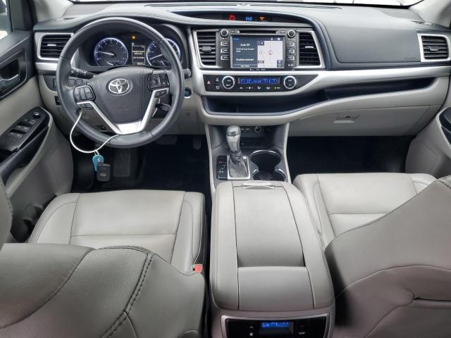 5TDKZRFH8KS557514 - 2019 TOYOTA HIGHLANDER SE Gris photo 8