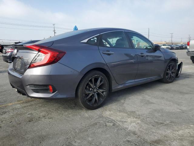 2HGFC2F83MH508282 - 2021 HONDA CIVIC SPORT GRAY photo 3