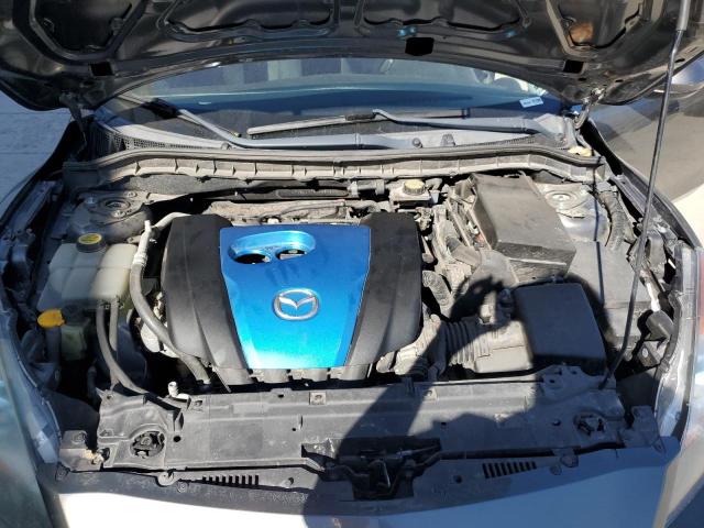 JM1BL1V75C1631305 - 2012 MAZDA 3 I GRAY photo 11