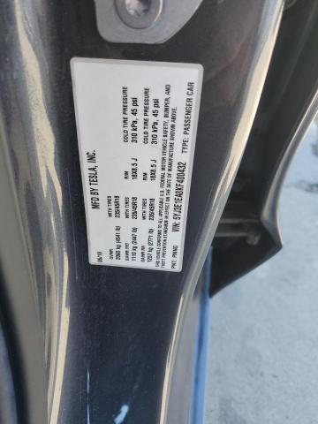 5YJ3E1EA8KF400432 - 2019 TESLA MODEL 3 GRAY photo 12