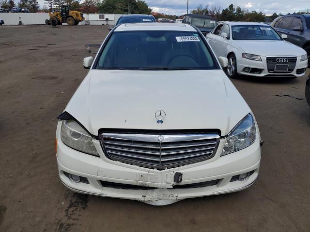 WDDGF8BB1AR093236 - 2010 MERCEDES-BENZ C 300 4MATIC WHITE photo 5