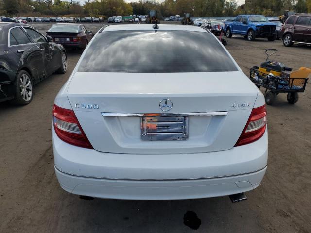 WDDGF8BB1AR093236 - 2010 MERCEDES-BENZ C 300 4MATIC WHITE photo 6