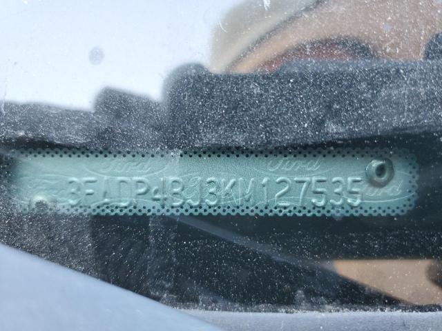 3FADP4BJ3KM127535 - 2019 FORD FIESTA SE 灰色 照片 12