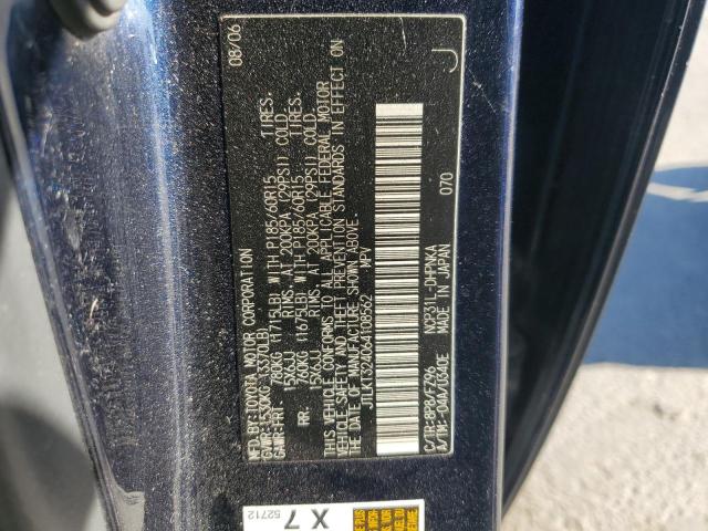 JTLKT324064108562 - 2006 TOYOTA SCION XB Negro foto 13