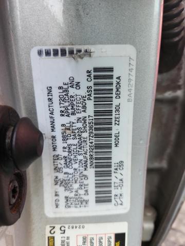 1NXBR32E47Z936517 - 2007 TOYOTA COROLLA CE SILVER photo 12