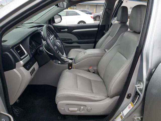 5TDKZRFH0KS573593 - 2019 TOYOTA HIGHLANDER SE SILVER photo 7