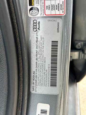 WAUGFAFC4DN031813 - 2013 AUDI A6 PREMIUM PLUS Grafit foto 10