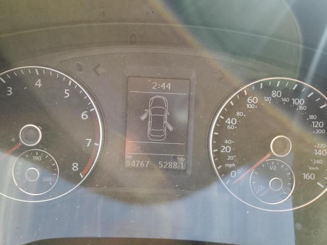 1VWBP7A34DC130466 - 2013 VOLKSWAGEN PASSAT SE თეთრი ფოტო 9