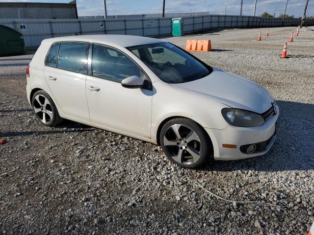 WVWDM7AJ4CW103753 - 2012 VOLKSWAGEN GOLF WHITE photo 4