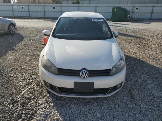 WVWDM7AJ4CW103753 - 2012 VOLKSWAGEN GOLF WHITE photo 5