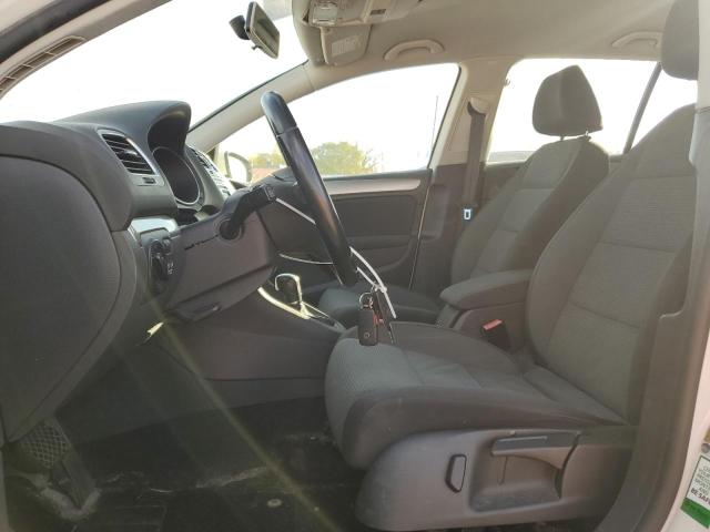 WVWDM7AJ4CW103753 - 2012 VOLKSWAGEN GOLF WHITE photo 7
