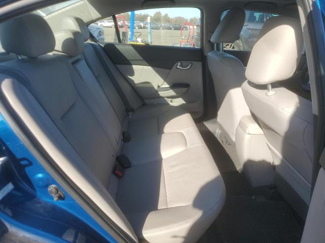 2HGFB2F93DH502087 - 2013 HONDA CIVIC EXL ლურჯი ფოტო 10