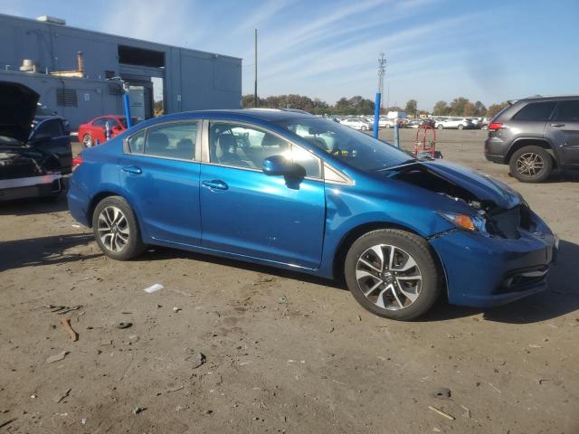 2HGFB2F93DH502087 - 2013 HONDA CIVIC EXL ლურჯი ფოტო 4