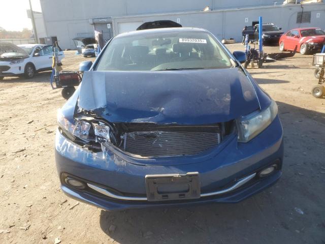2HGFB2F93DH502087 - 2013 HONDA CIVIC EXL ლურჯი ფოტო 5