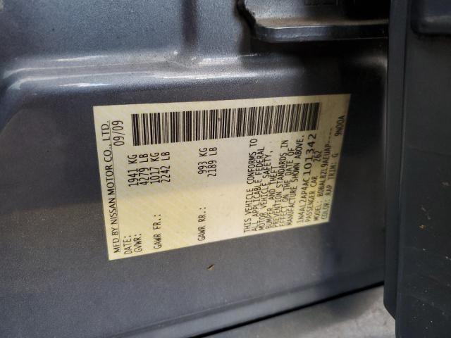 1N4AL2AP4AC101342 - 2010 NISSAN ALTIMA BASE Көк фото 12