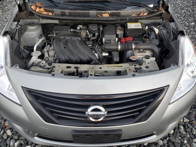 3N1CN7AP5DL867909 - 2013 NISSAN VERSA S GRAY photo 11