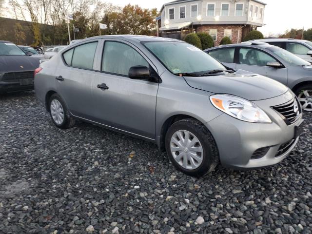 3N1CN7AP5DL867909 - 2013 NISSAN VERSA S GRAY photo 4