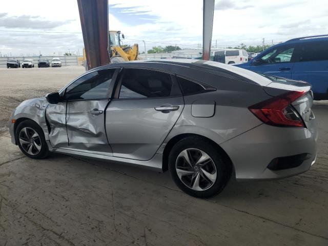 19XFC2F65KE027536 - 2019 HONDA CIVIC LX SILVER photo 2