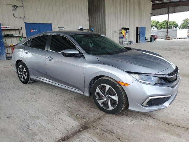 19XFC2F65KE027536 - 2019 HONDA CIVIC LX SILVER photo 4