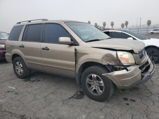 2HKYF18625H545739 - 2005 HONDA PILOT EXL GOLD photo 4